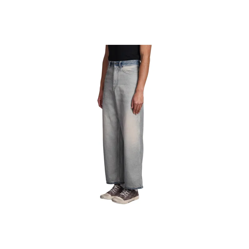 Balenciaga Logo Patch Oversized Jeans-3