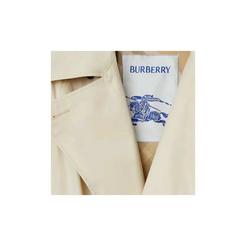 Burberry Gabardine Trench Coat-4