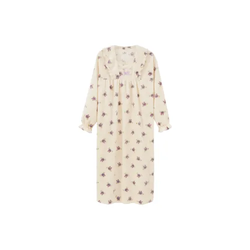 Ta Yan Winter Nightgown Women's Apricot