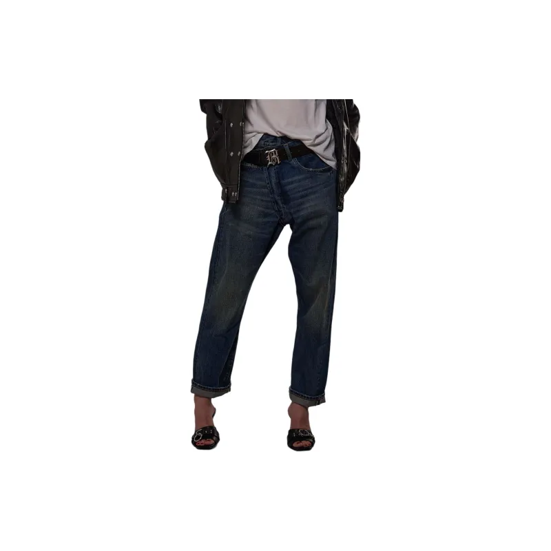 R13 SS24 Jeans Women's Dosson Blue-2
