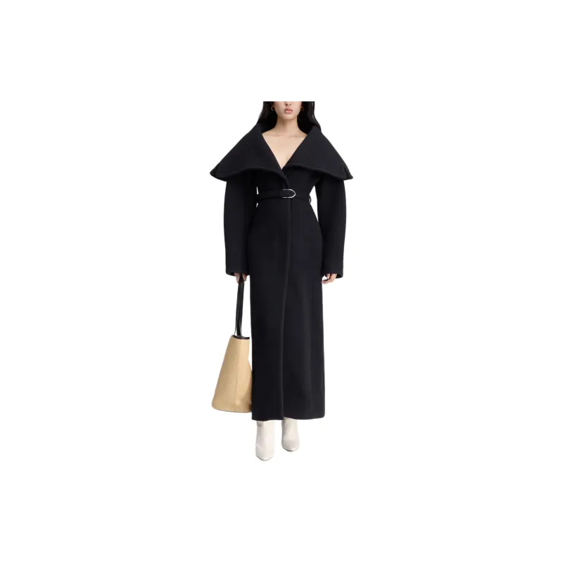 Jacquemus Le Manteau Caruso Draped-Collar Coat-1