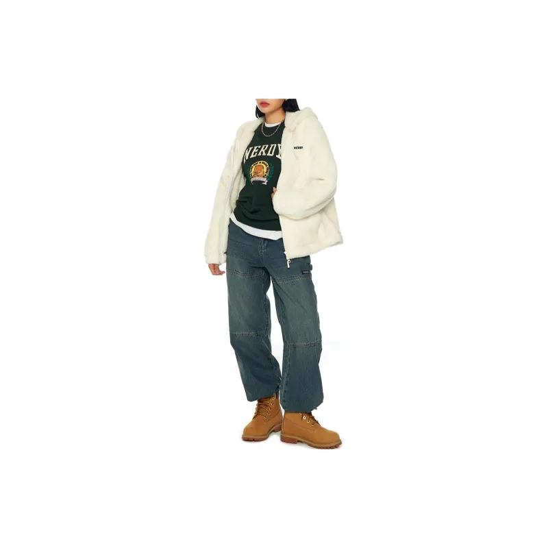 NERDY FW22 Jacket Women's Milk White-2