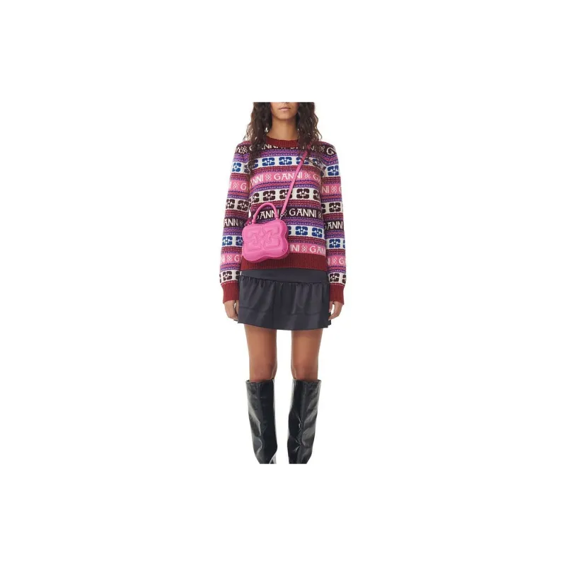 GANNI FW23 Sweater Knitwear Women's Multicolor-2