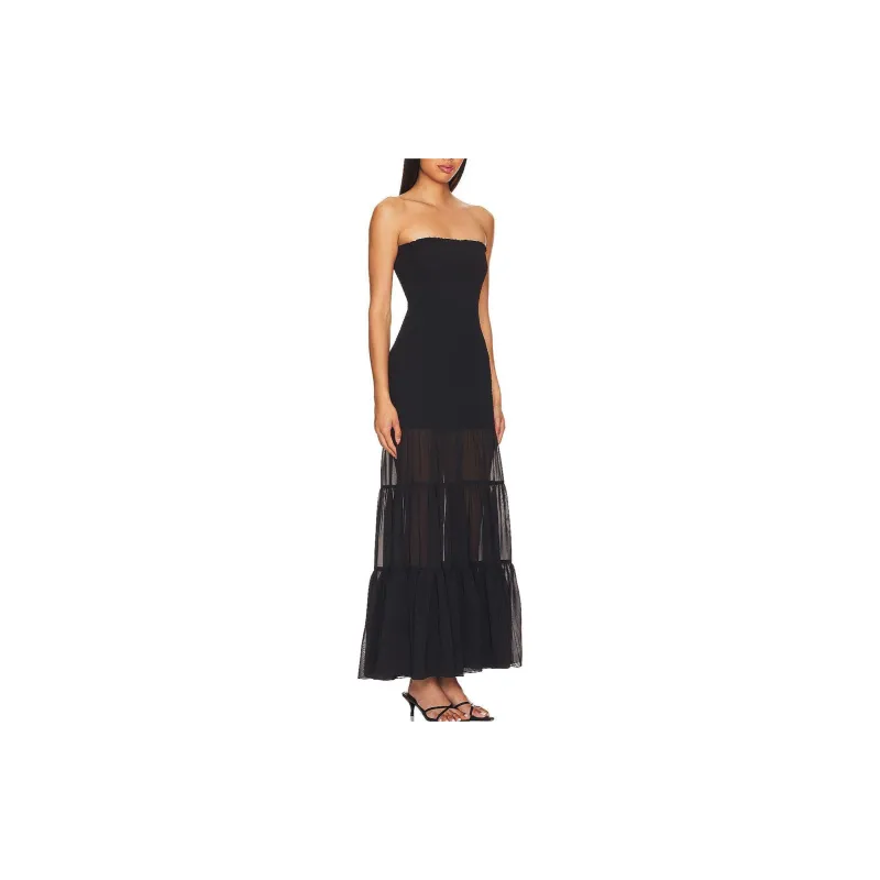 Rotate Arabella Tiered Maxi Dress-3