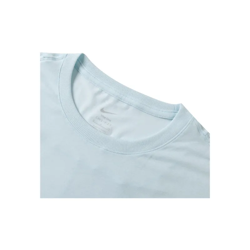 Nike Drop Shoulder Sleeve T Shirt Women's Glacier Blue-5