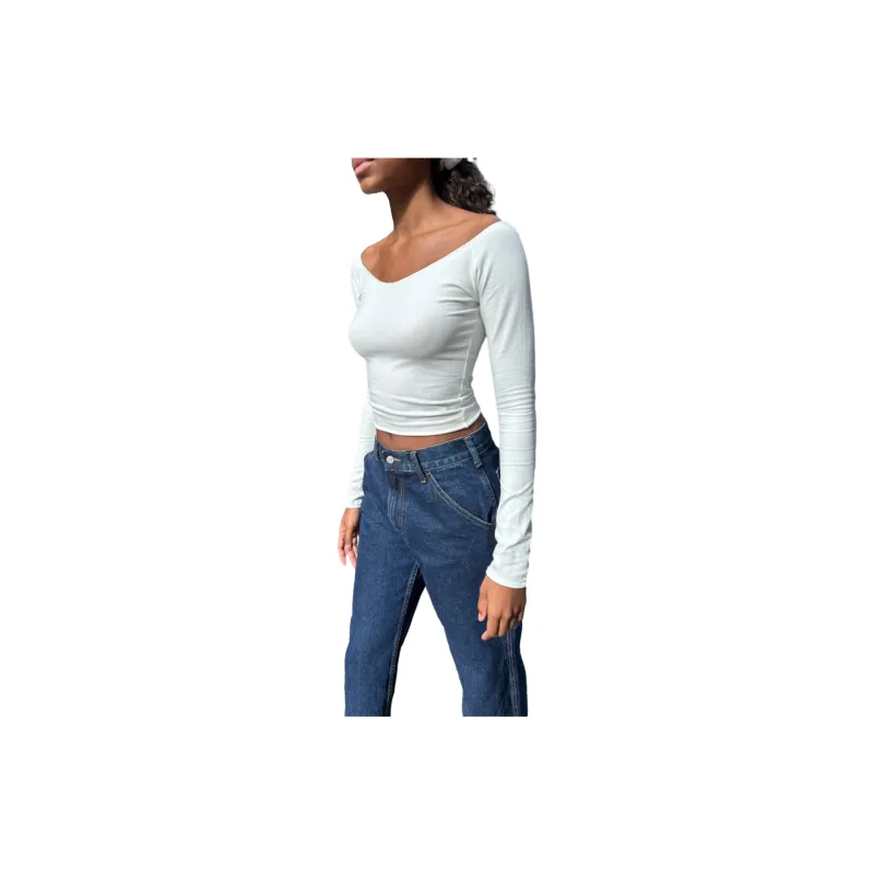 Brandy Melville Shirt Women's White-1