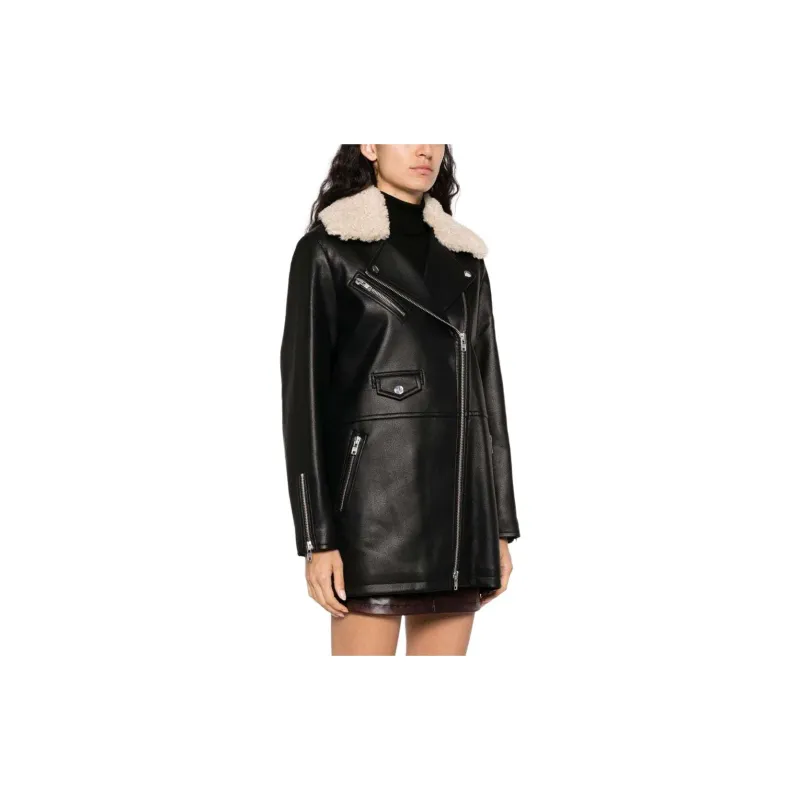 STAND STUDIO Kinsley Long Sleeved Biker Jacket-3