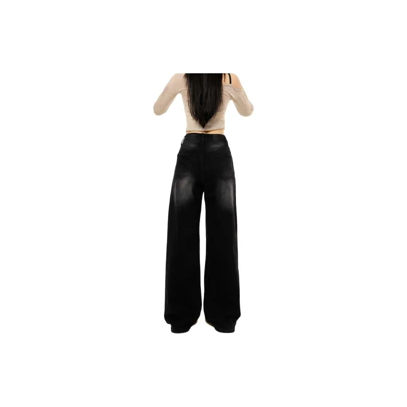 YINLEI Jeans Women's Black-0