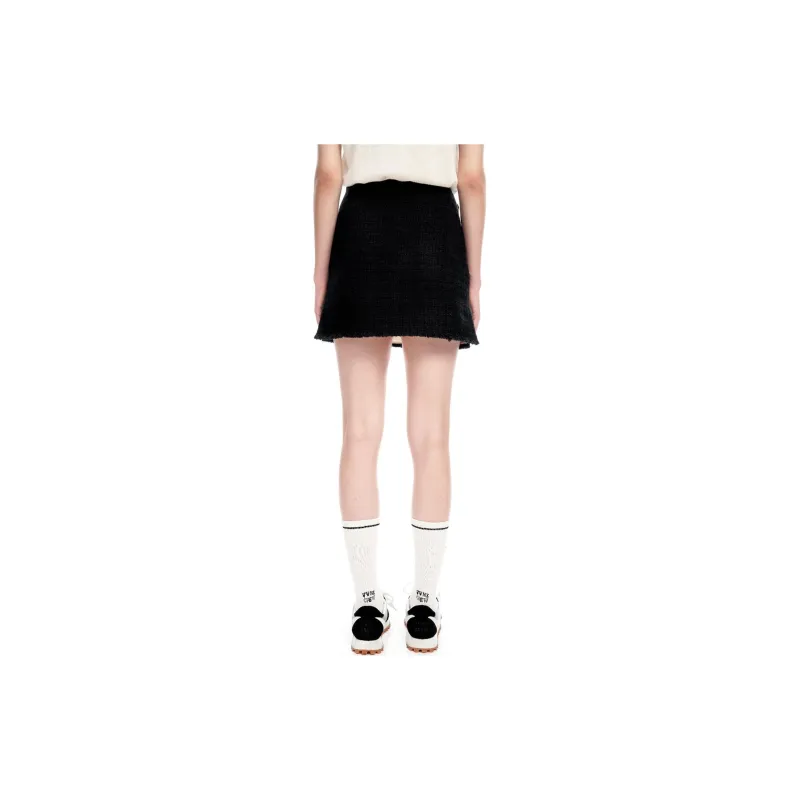 III VIVINIKO Casual Short Skirts Women's Black-2