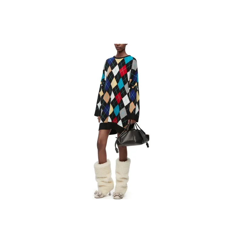 LOEWE Long Sleeved Dresses Women's Multicolor-1