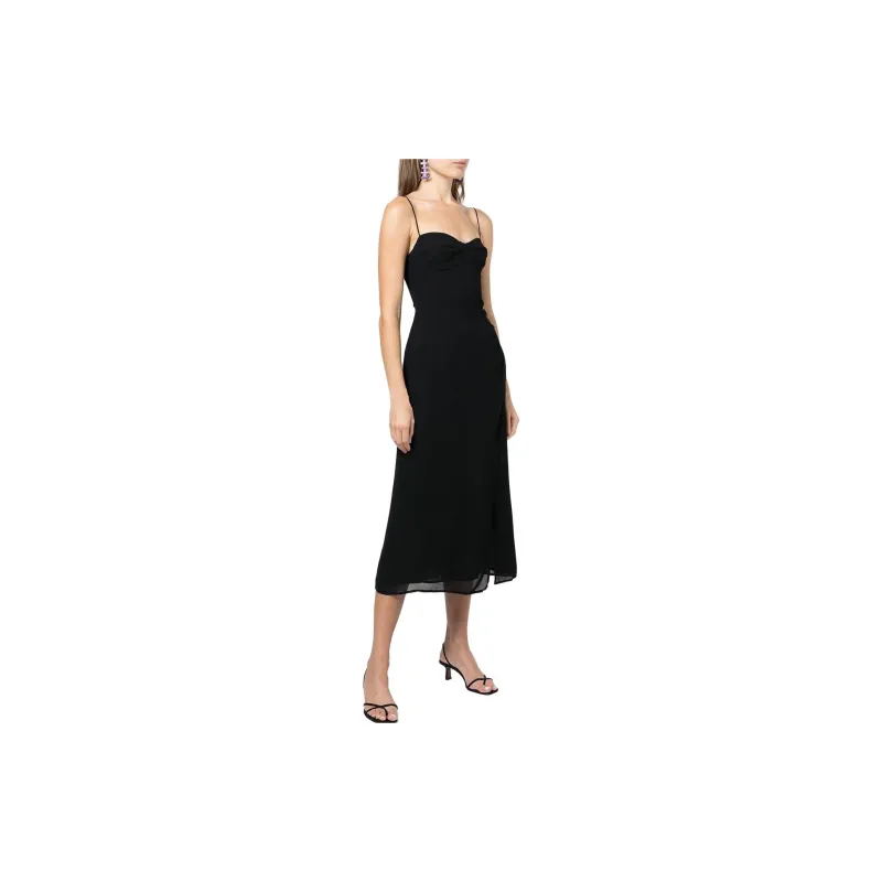 Reformation Slip Dresses Women's Black-2