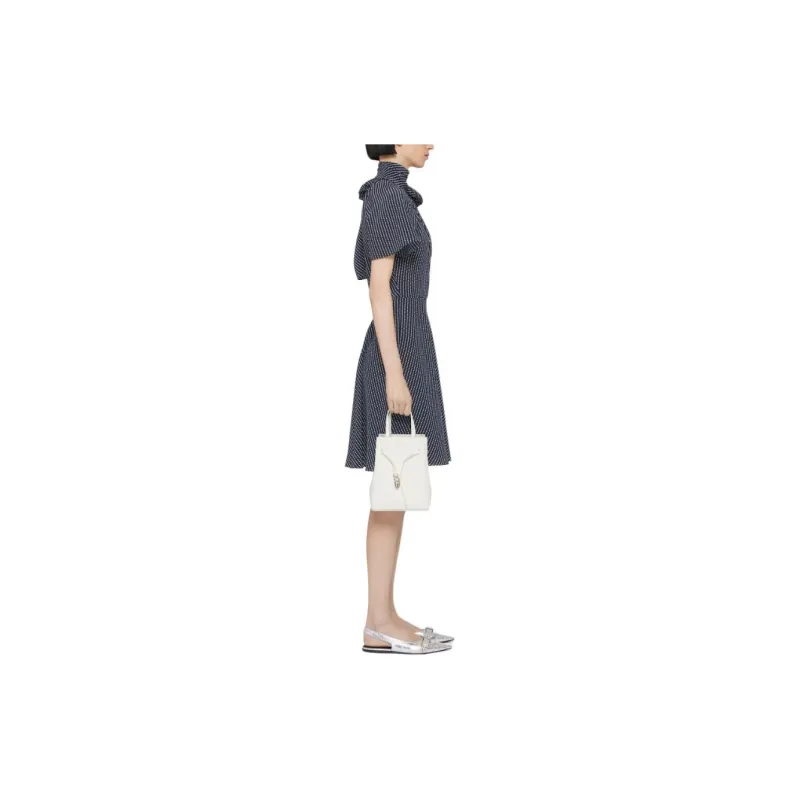 GIVENCHY SS24 Short Sleeved Dress Women's Marine Blue-3