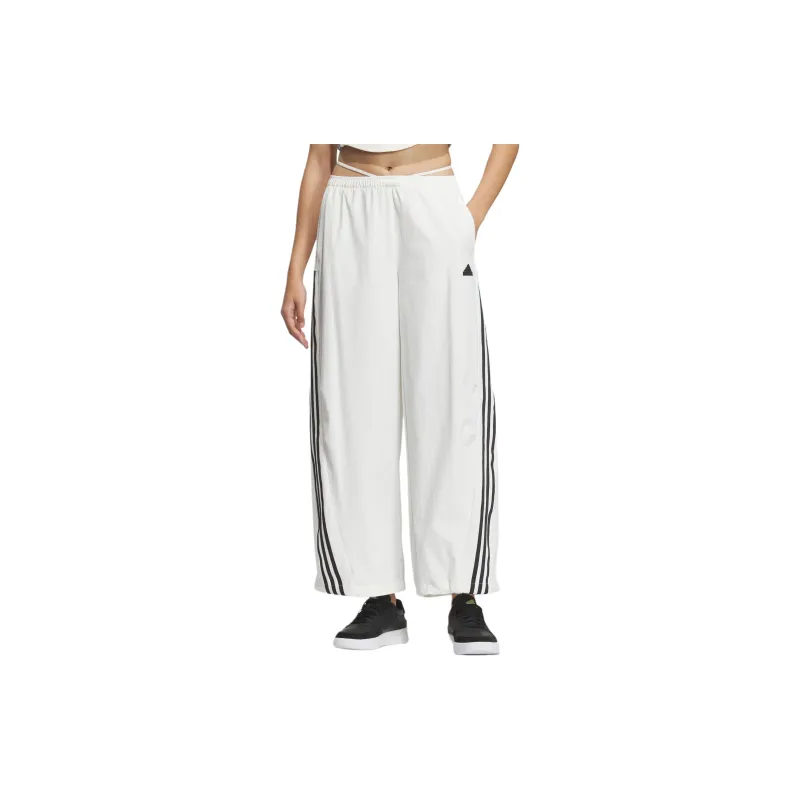 Adidas AEROREADY Casual Pants Women's Jade White/Black-1