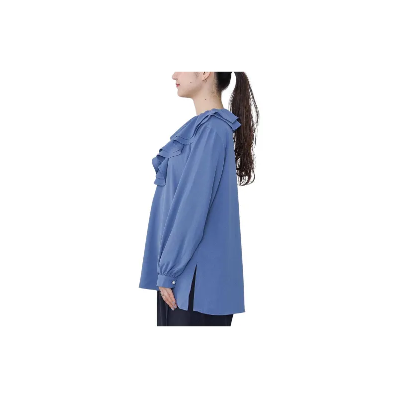Beams Shirts Women's Blue-5
