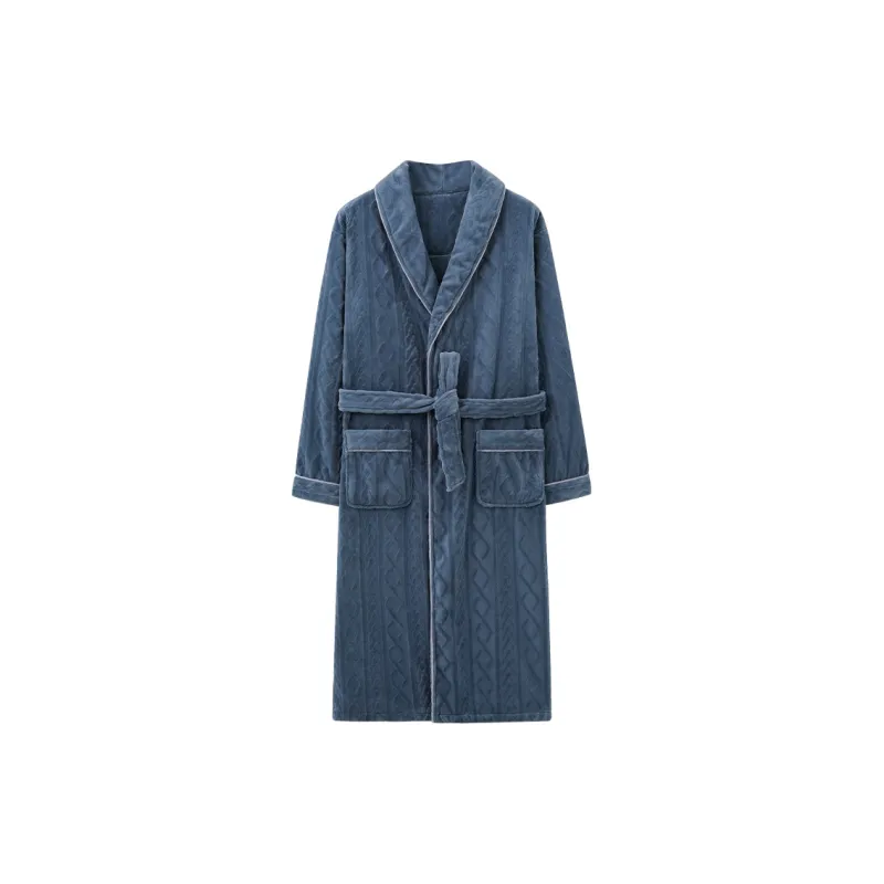 Huggy Kissy Men Bath Robes-5