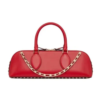 Valentino Garavani Rockstud East West Zip Up Tote Bag