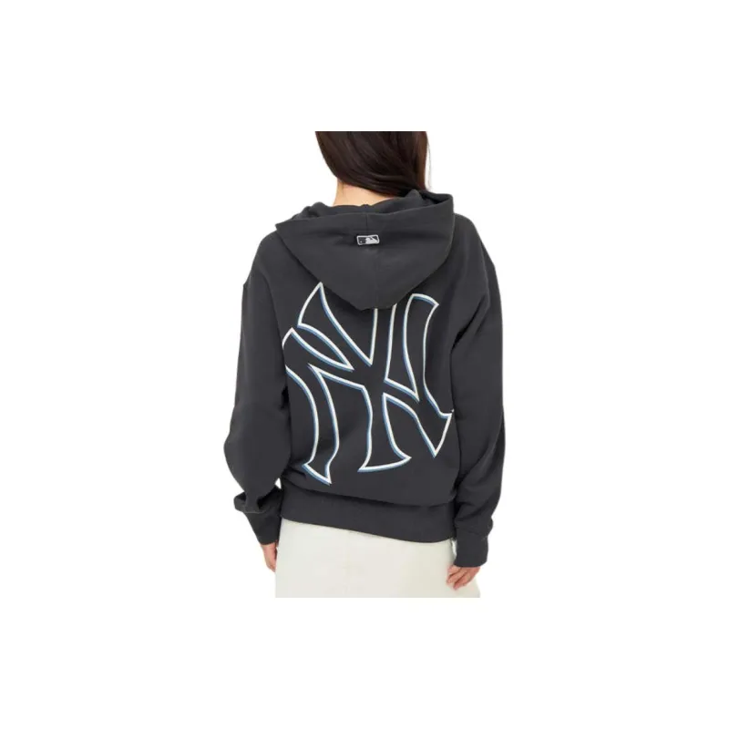 MLB New York Yankees Sweatshirt Unisex Charcoal Gray-3