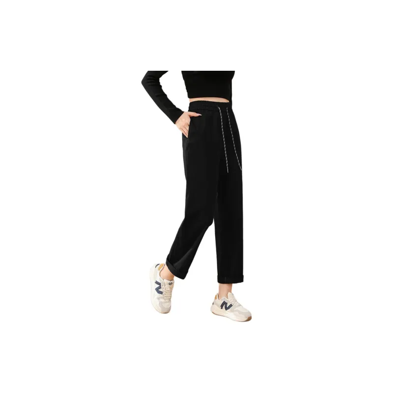TERRE BLEUE Casual Pants Women's Black-3