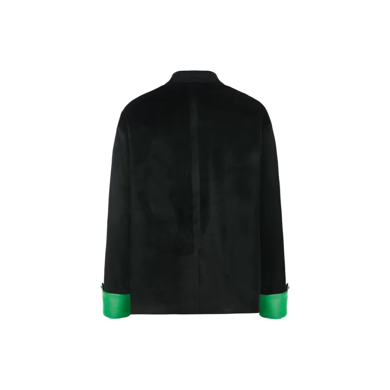 GALLIANO LANDOR Jackets & Coats Unisex Black Green-1