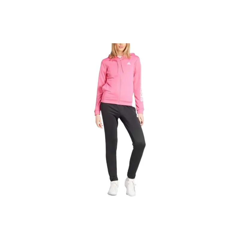 Adidas Women's Linear Tracksuit Semi Pink Spark-3