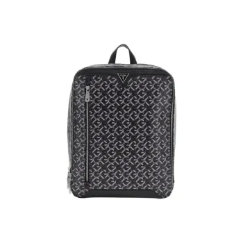 GUESS Polyurethane Backpack Men's Black & Gray