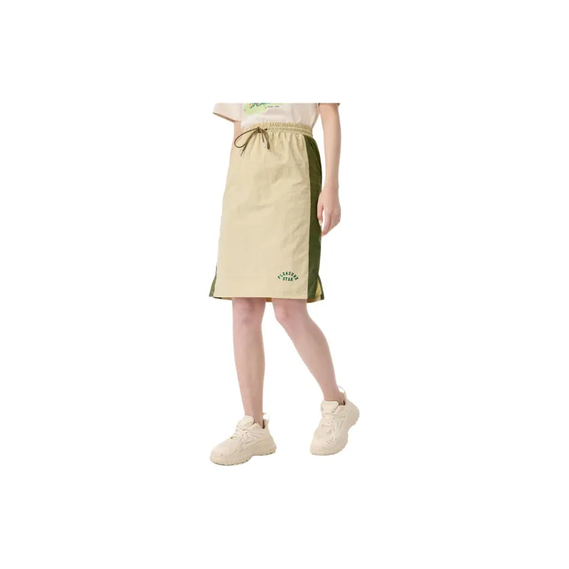 EICHITOO Casual Short Skirts Women's Khaki Trim-3