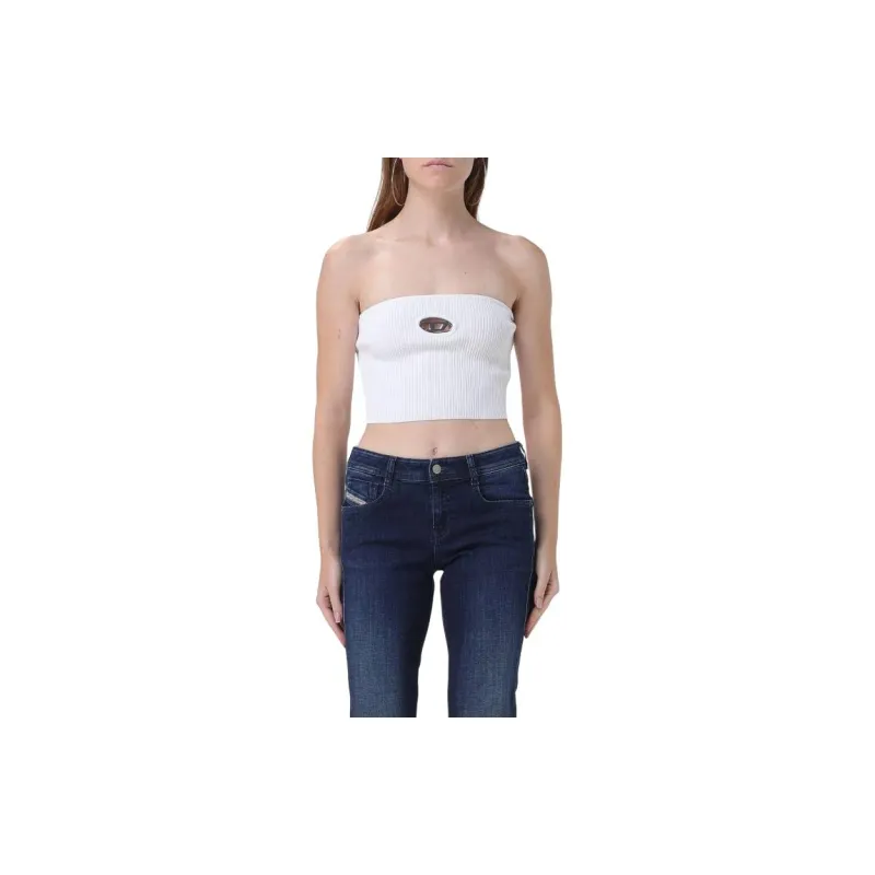DIESEL M Clarksvillex Logo Plaque Tube Top-1