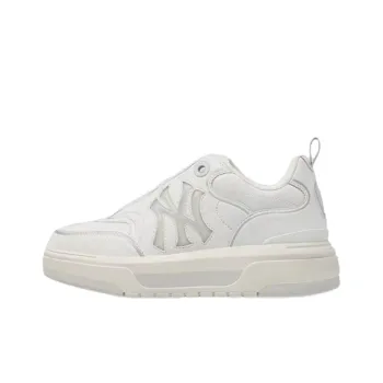 MLB Anti Slip Wear Resistant Low Top Skateboard Shoes Unisex White
