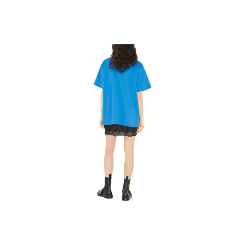Burberry T Shirts Women's Blue-2
