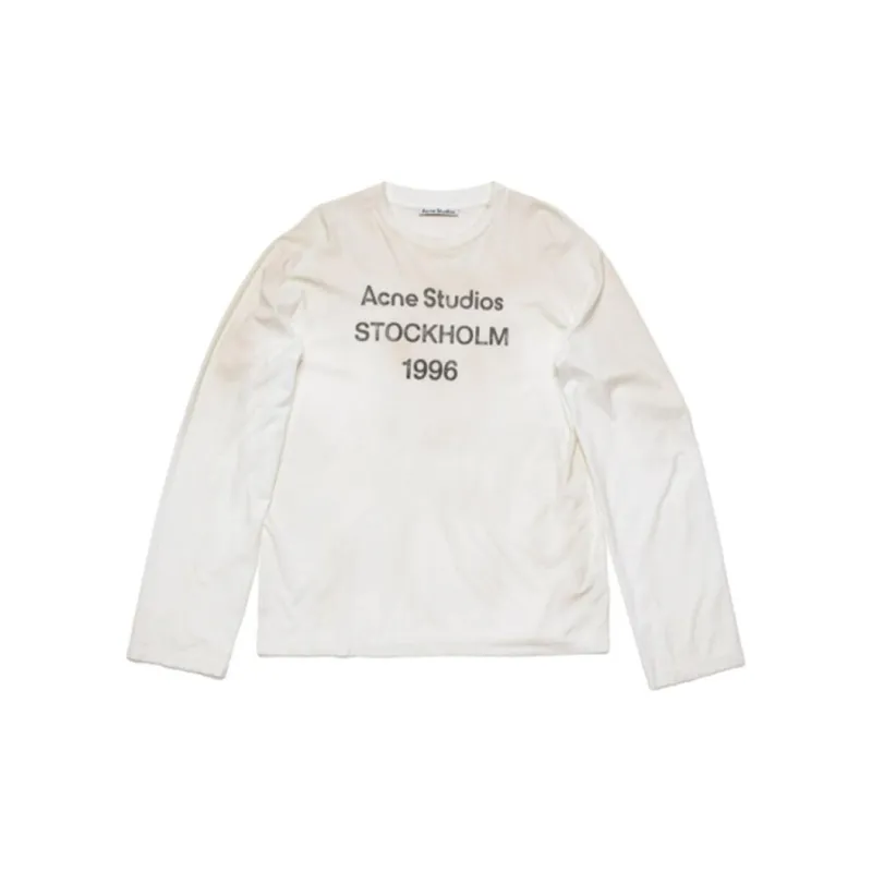 Acne Studios Logo Long Sleeve Tee-0