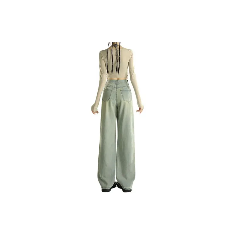 Concubine Zhu Jeans Women's Emerald Green-7
