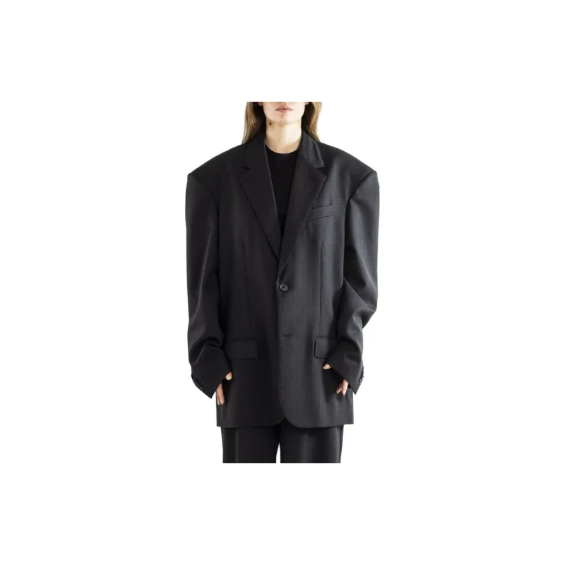 Balenciaga SS23 Jackets Coats Women's Black-1