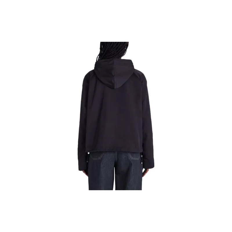 KENZO Logo Printed Hooded Windbreaker-5