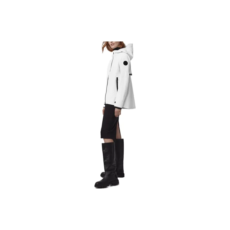 Canada Goose Black Mark Jackets Coats Women's White-2