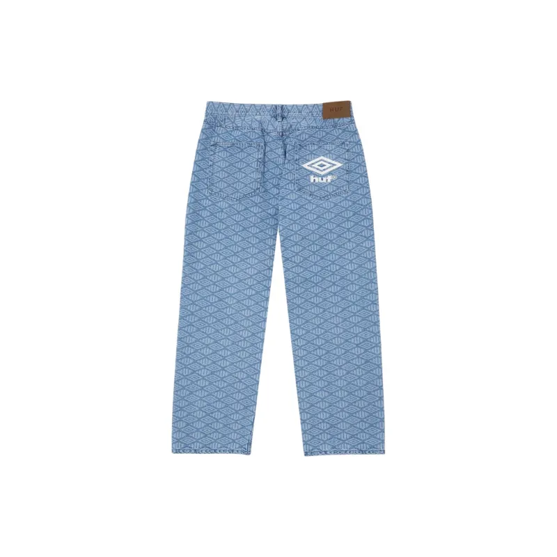 Huf X Umbro Jeans Unisex Blue-1