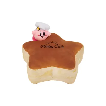 BANPRESTO Glass Factory Ichiban Kuji Kirby Café Ultimate Prize Soft Cotton Stars Pancake Dolls Plush Doll 40cm High