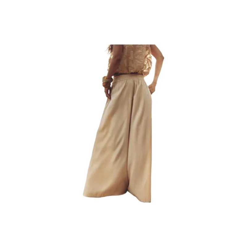 ZARA Casual Pants Women's Yellow-2