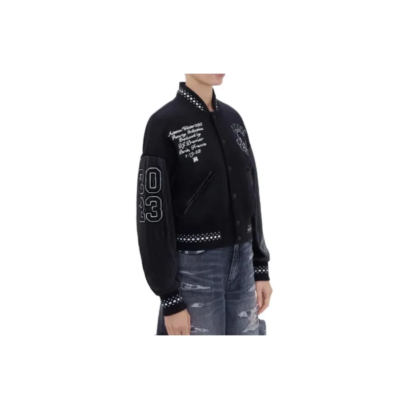 AMIRI Logo Patch Long Sleeved Jacket-2