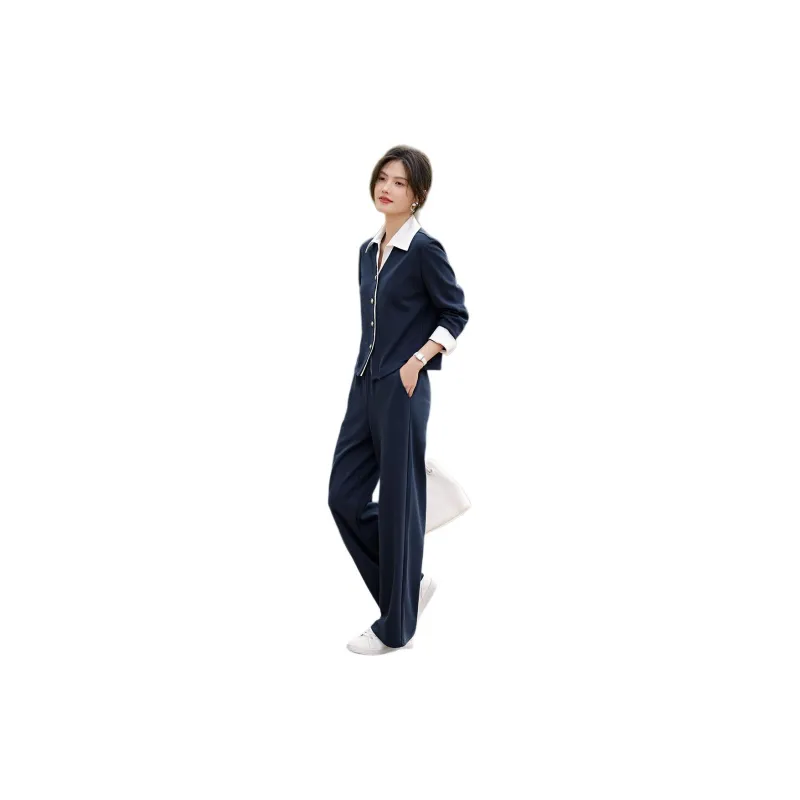 XWI Casual Suit Women's Navy Blue-2