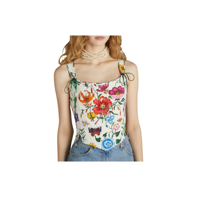 GUCCI Tank Tops Women's White-2