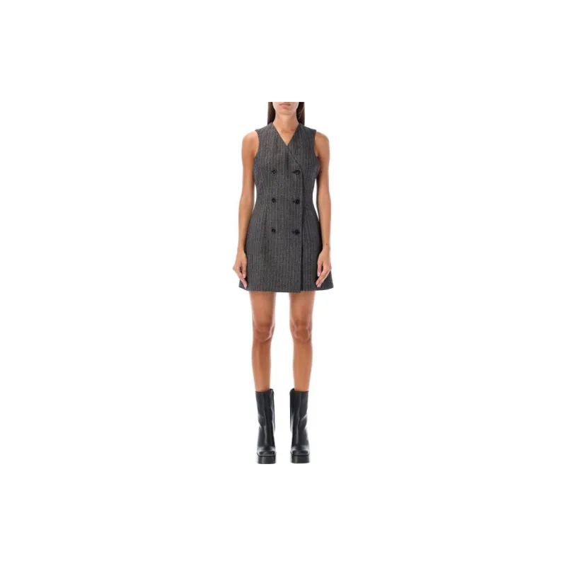Stella McCartney Sleeveless Dresses Women's Gray-1
