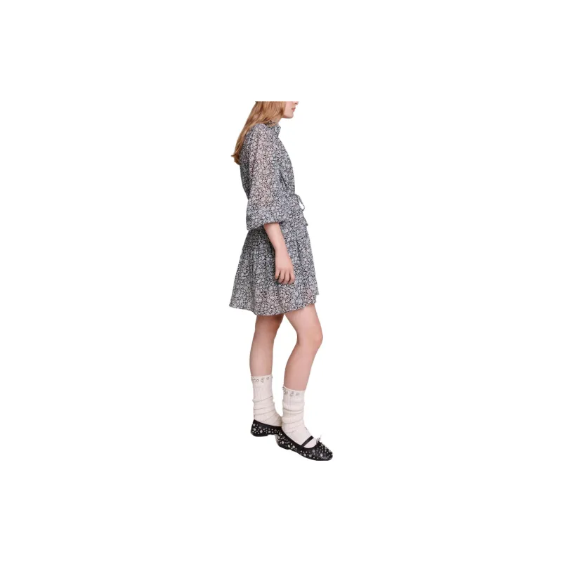 Maje Long Sleeved Dresses Women's Multicolor-2