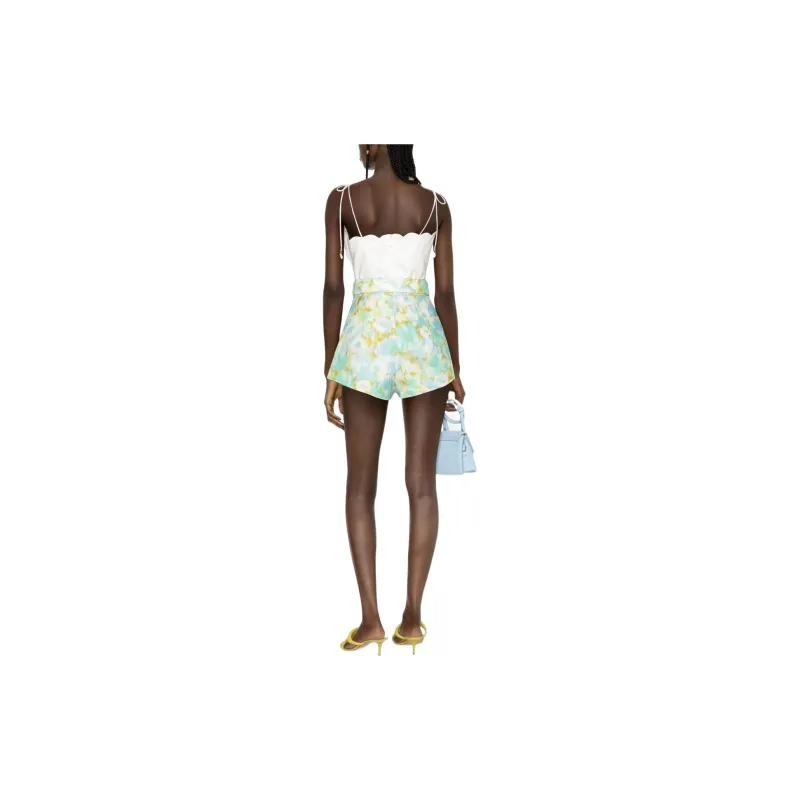 Zimmermann Tie Dyed Belted Shorts-2