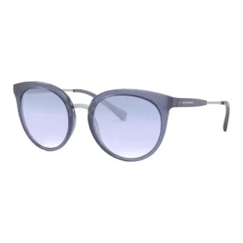 EMPORIO ARMANI Injection Molding Round Sunglasses Unisex Blue