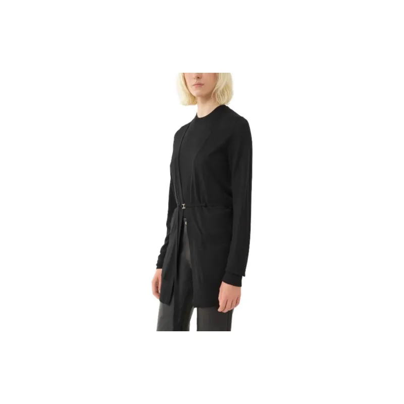 Chloé Belted Long Sleeved Cardigan-5