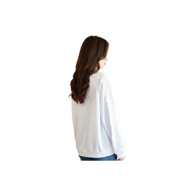 Like The Age Of Water Sweatshirt Women's White-1