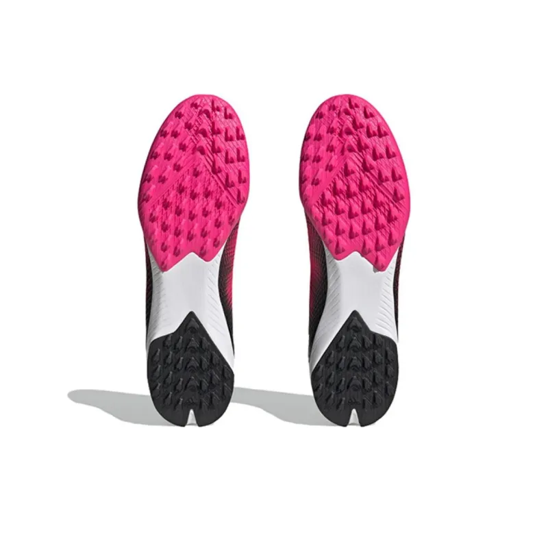 Adidas X Speedportal Anti-Slip Wear-Resistant Soccer Shoes Unisex Pink Black White-4