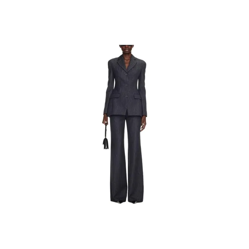 OFF WHITE Single Breasted Long Sleeved Blazer-1