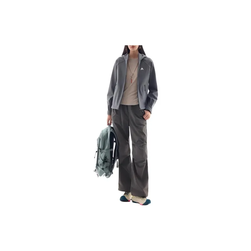 Anta Outdoor Collection Jackets Coats Women's Graphite Gray-2