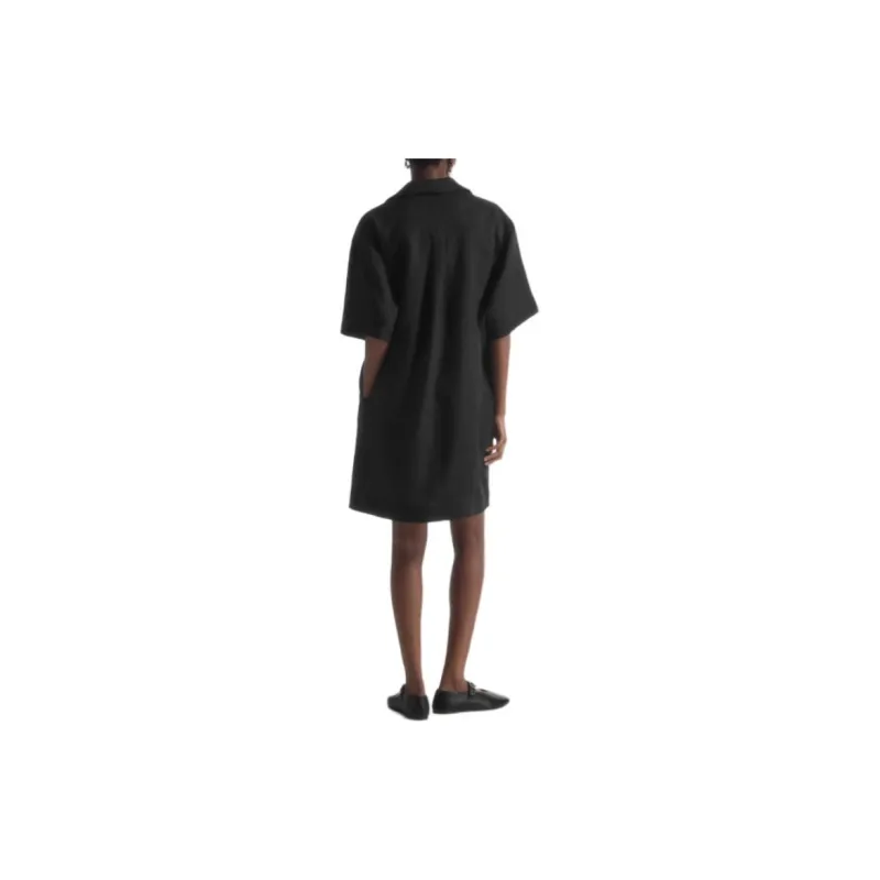 COS Short Sleeved Dresses Women's Black-2